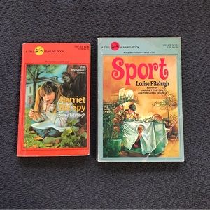 Vintage Louise Fitzhugh Harriet the Spy 1984 1st Print Sport 1982 Dell Yearling